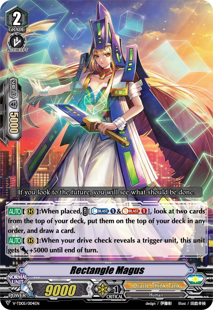 Image for Rectangle Magus (V-TD05: Misaki Tokura) (V-TD05/004EN) - Cardfight Vanguard