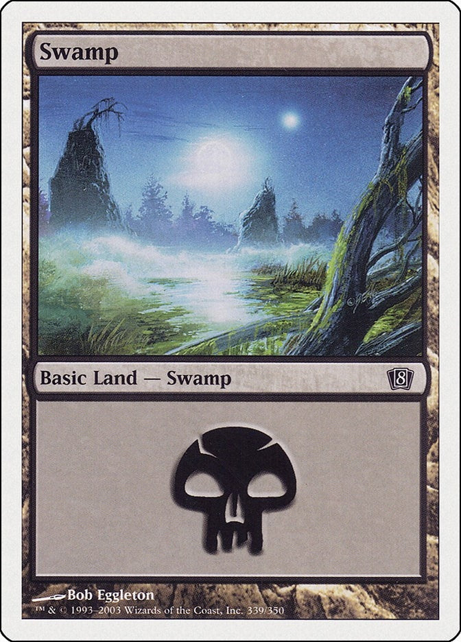 Image for Swamp (339) (8th Edition) (339) - Magic: The Gathering