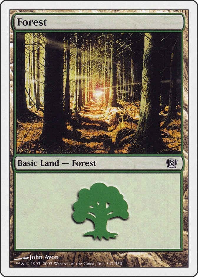 Image for Forest (347) (8th Edition) (347) - Magic: The Gathering