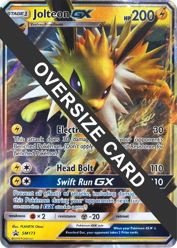 Image for Jolteon GX - SM173 (SM Black Star Promo) (Jumbo Cards) (SM173) - Pokemon