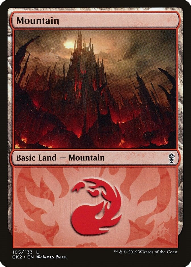 Image for Mountain (105) (Ravnica Allegiance: Guild Kits) (105) - Magic: The Gathering