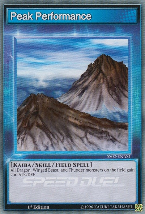 Image for Peak Performance (Speed Duel Decks: Duelists of Tomorrow) (SS02-ENAS1) - YuGiOh