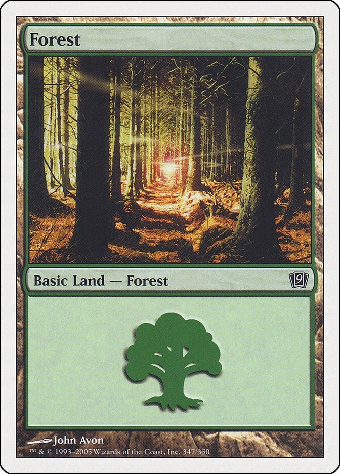 Image for Forest (347) (9th Edition) (347) - Magic: The Gathering