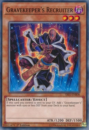 Image for Gravekeeper's Recruiter (Speed Duel Decks: Destiny Masters) (SS01-ENB08) - YuGiOh