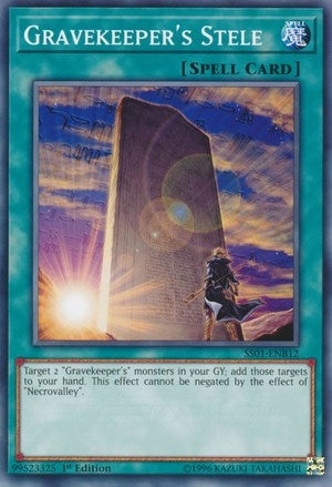 Image for Gravekeeper's Stele (Speed Duel Decks: Destiny Masters) (SS01-ENB12) - YuGiOh