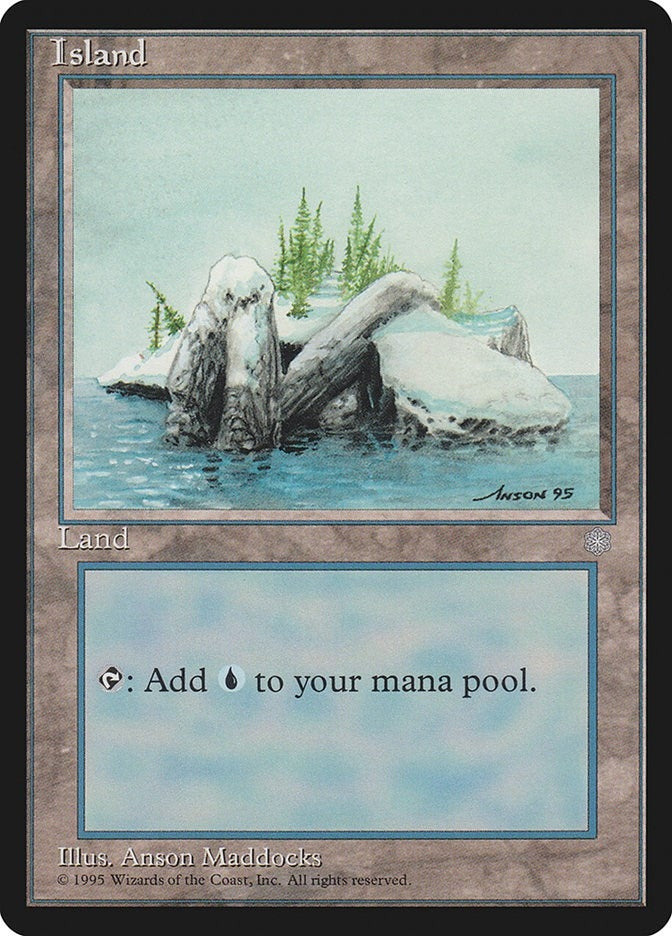 Image for Island (336) (Ice Age) (336) - Magic: The Gathering