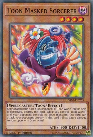 Image for Toon Masked Sorcerer (Speed Duel Decks: Destiny Masters) (SS01-ENC05) - YuGiOh