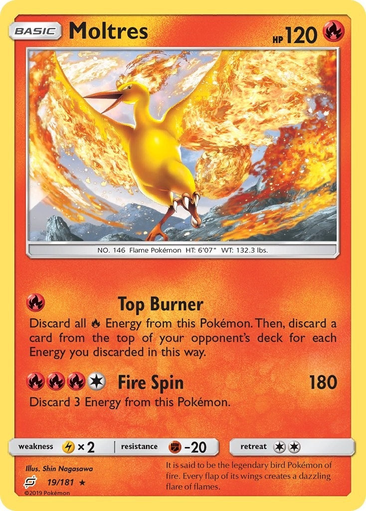 Image for Moltres (SM - Team Up) (19/181) - Pokemon