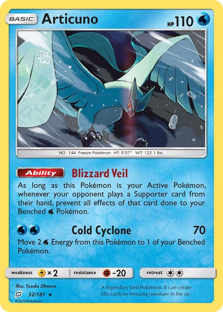Image for Articuno (SM - Team Up) (32/181) - Pokemon