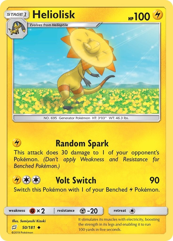 Image for Heliolisk (SM - Team Up) (50/181) - Pokemon