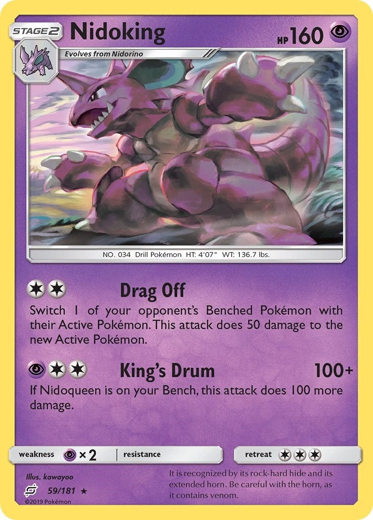 Image for Nidoking (SM - Team Up) (59/181) - Pokemon