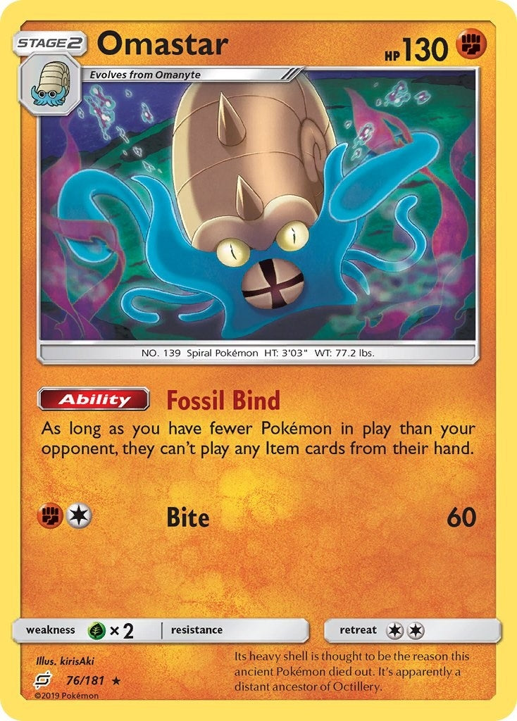 Image for Omastar (SM - Team Up) (76/181) - Pokemon