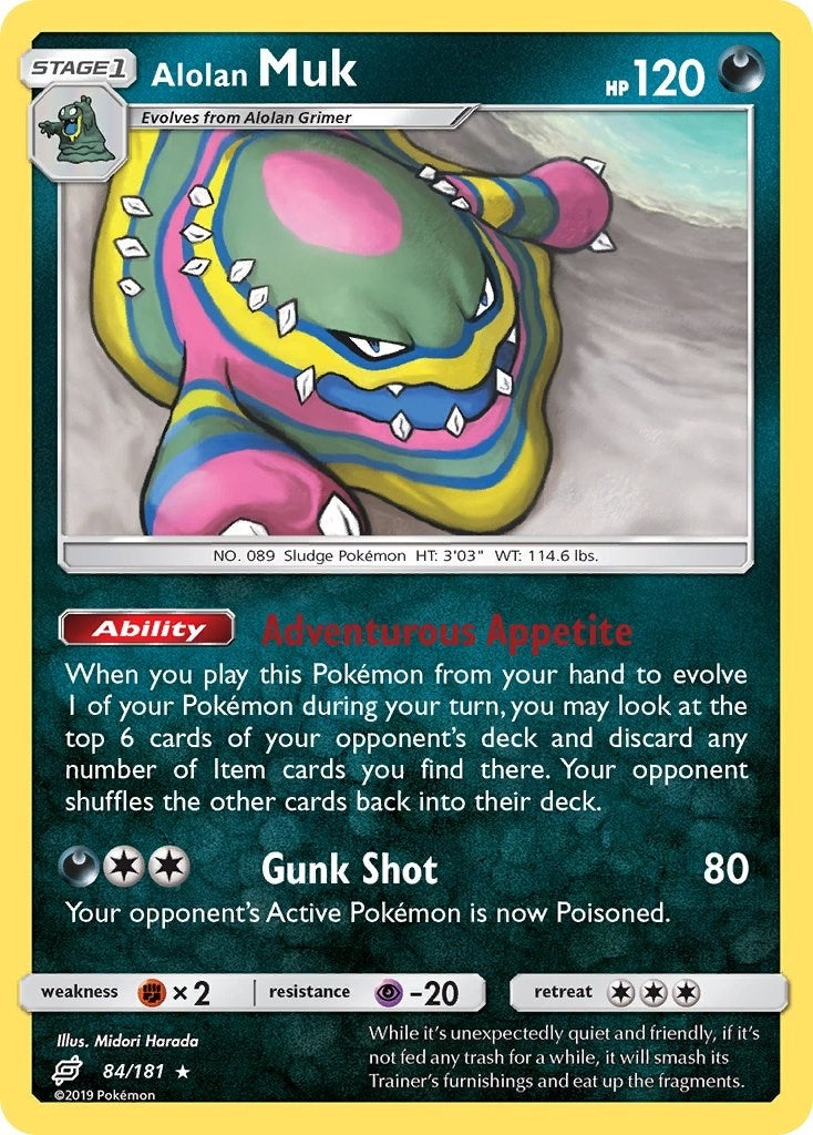 Image for Alolan Muk (SM - Team Up) (84/181) - Pokemon