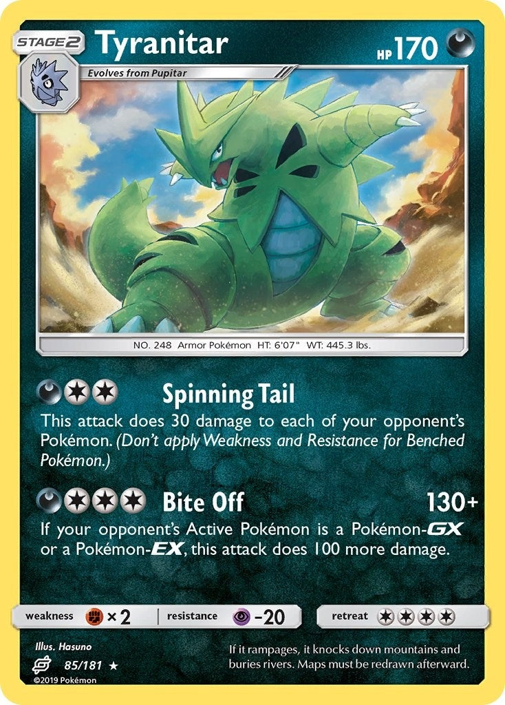 Image for Tyranitar (SM - Team Up) (85/181) - Pokemon