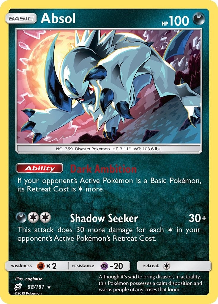 Image for Absol (SM - Team Up) (88/181) - Pokemon