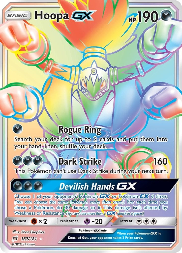 Image for Hoopa GX (Secret) (SM - Team Up) (187/181) - Pokemon