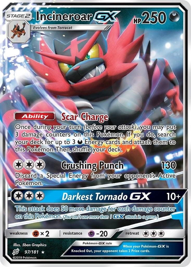 Image for Incineroar GX (SM - Team Up) (97/181) - Pokemon