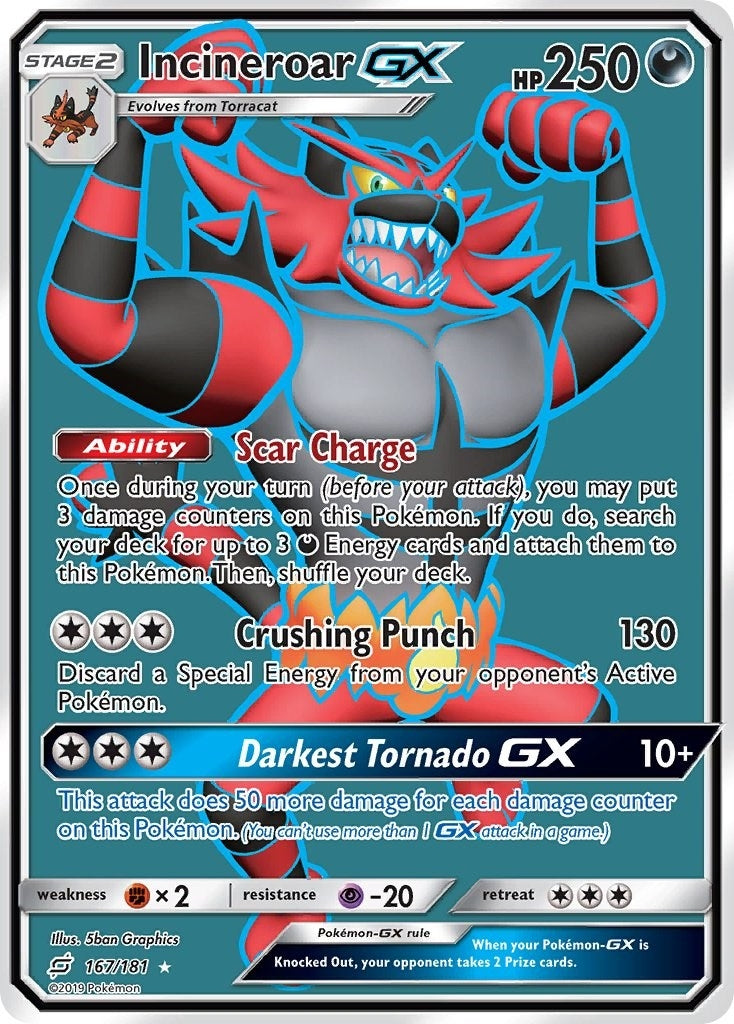 Image for Incineroar GX (Full Art) (SM - Team Up) (167/181) - Pokemon