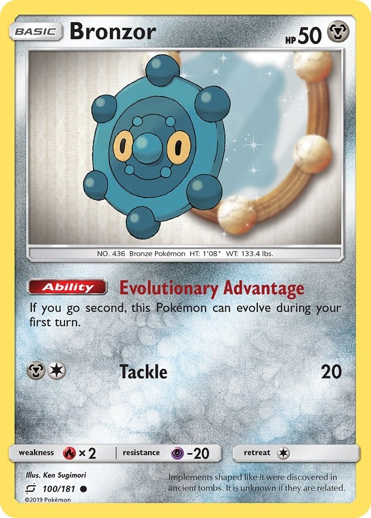 Image for Bronzor (SM - Team Up) (100/181) - Pokemon