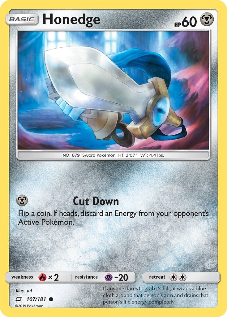 Image for Honedge (SM - Team Up) (107/181) - Pokemon