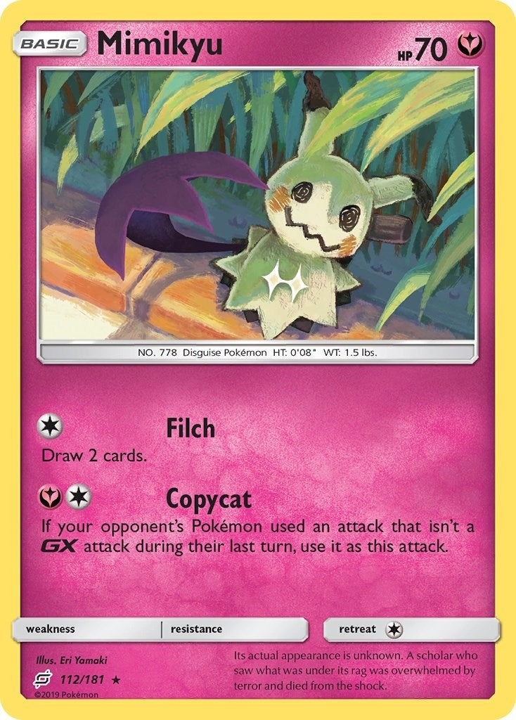 Image for Mimikyu (SM - Team Up) (112/181) - Pokemon
