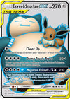 Image for Eevee & Snorlax GX (Full Art) (SM - Team Up) (171/181) - Pokemon