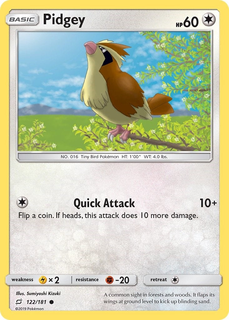 Image for Pidgey (122) (SM - Team Up) (122/181) - Pokemon