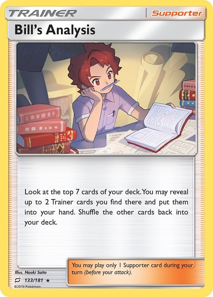 Image for Bill's Analysis (SM - Team Up) (133/181) - Pokemon