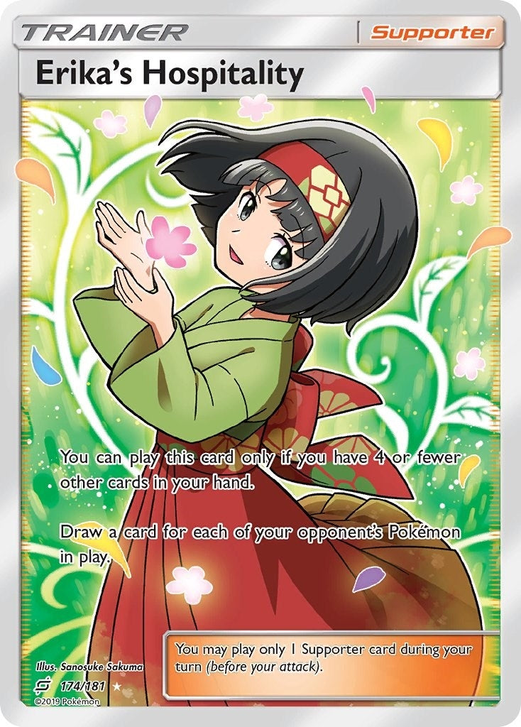Image for Erika's Hospitality (Full Art) (SM - Team Up) (174/181) - Pokemon