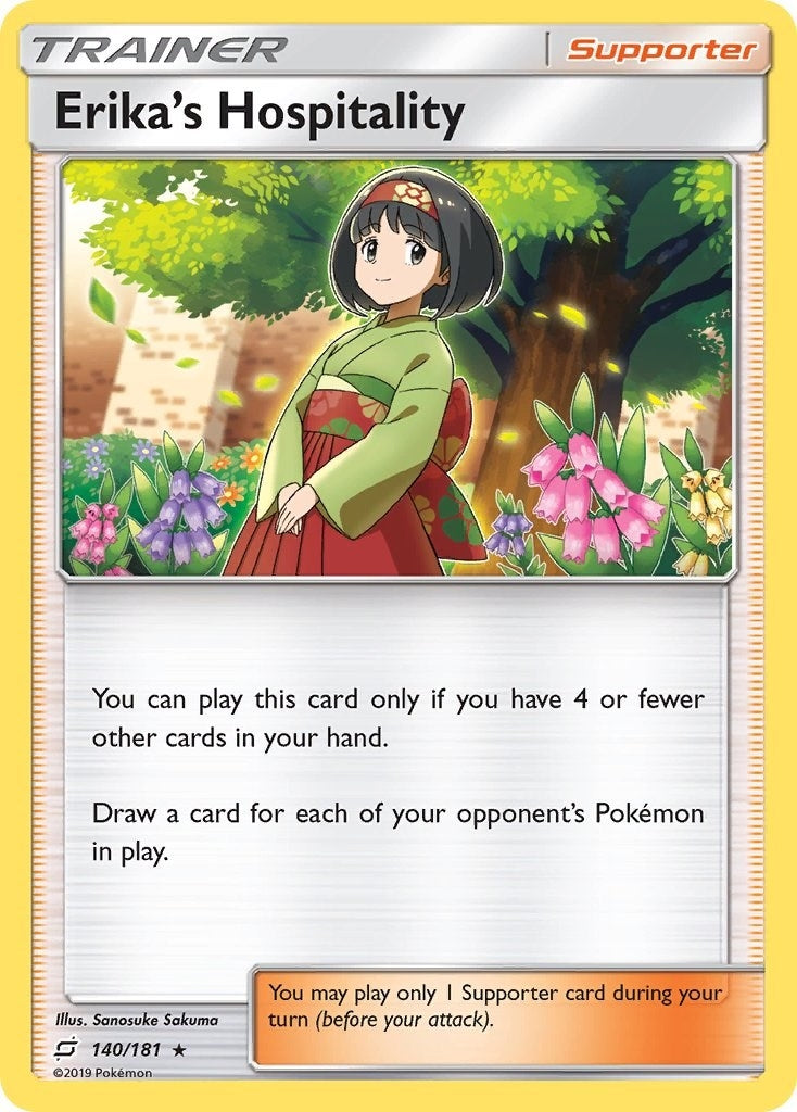 Image for Erika's Hospitality (SM - Team Up) (140/181) - Pokemon