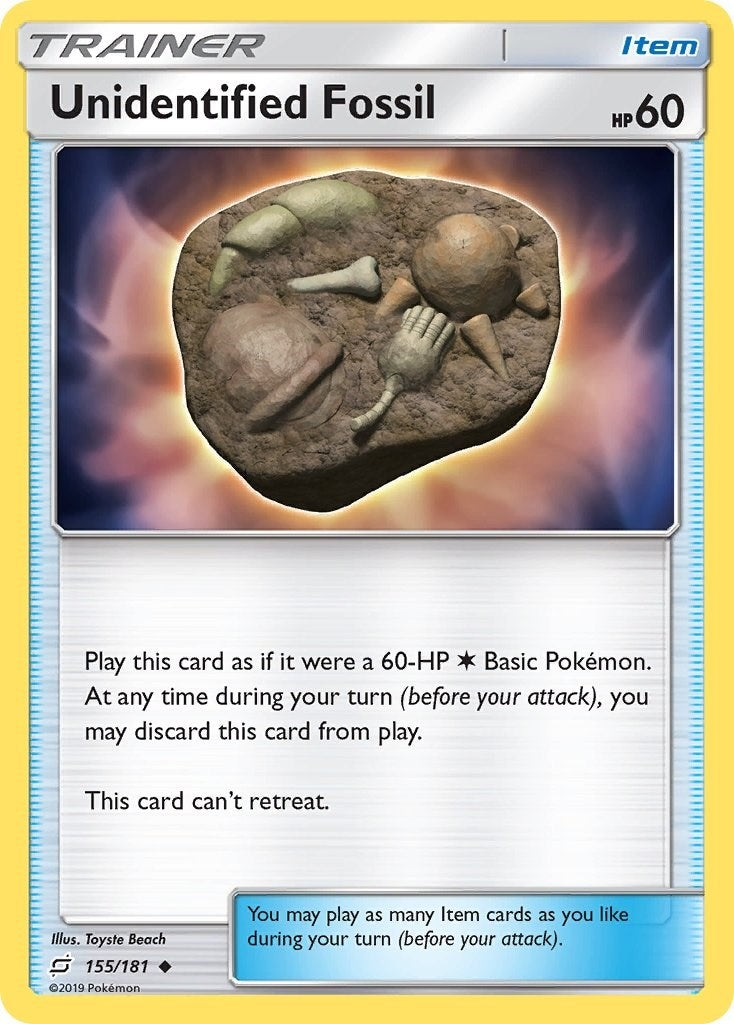 Image for Unidentified Fossil (SM - Team Up) (155/181) - Pokemon