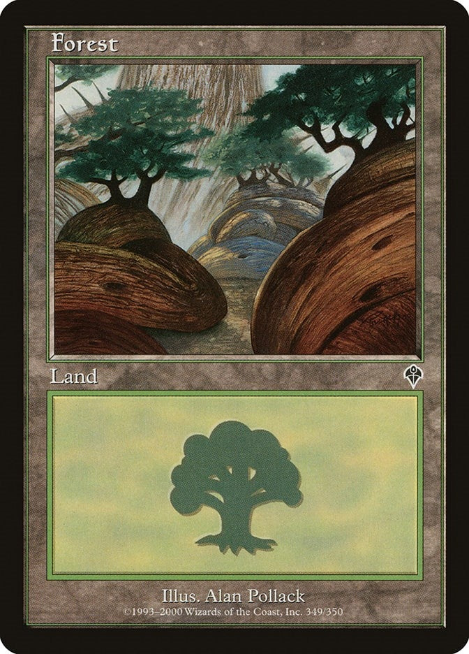 Image for Forest (349) (Invasion) (349) - Magic: The Gathering