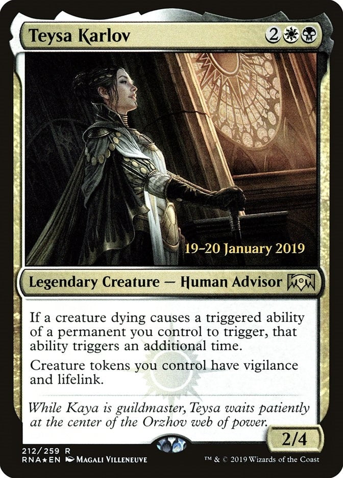 Image for Teysa Karlov (Prerelease Cards) (212) - Magic: The Gathering