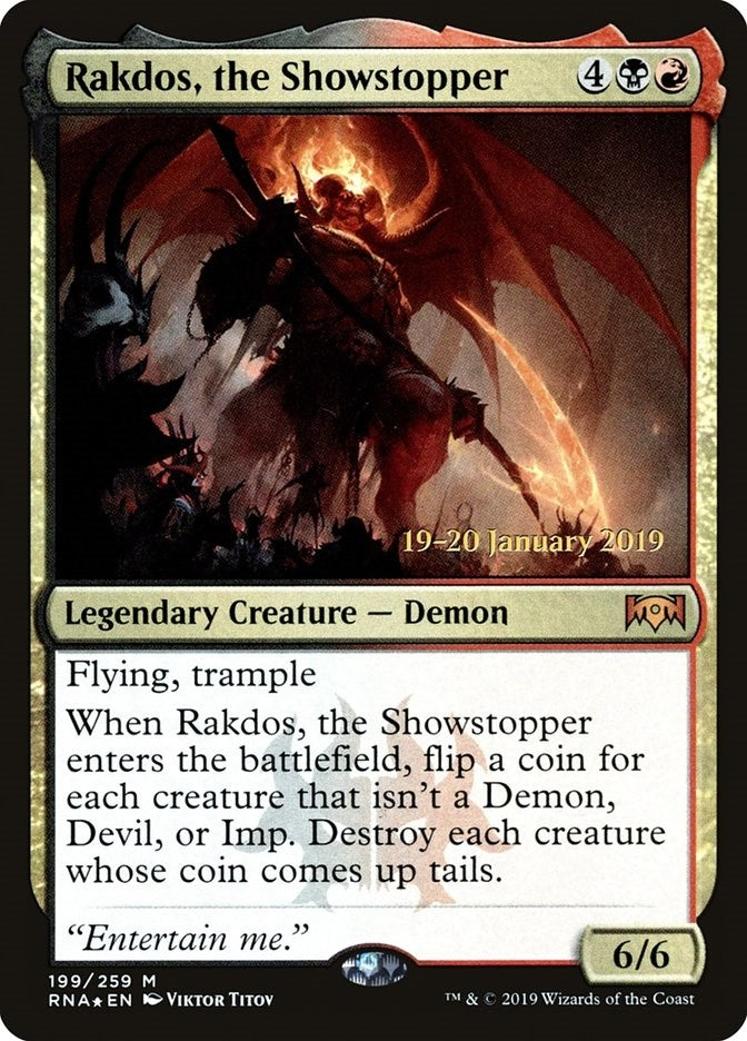 Image for Rakdos, the Showstopper (Prerelease Cards) (199) - Magic: The Gathering