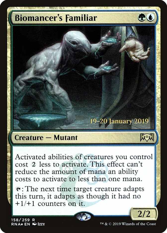 Image for Biomancer's Familiar (Prerelease Cards) (158) - Magic: The Gathering