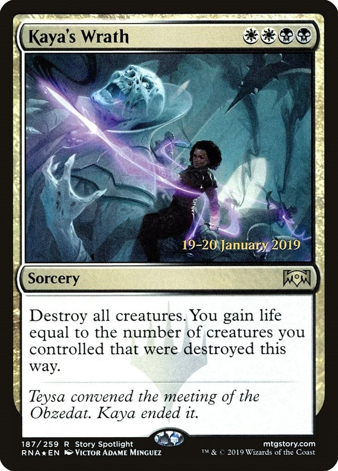 Image for Kaya's Wrath (Prerelease Cards) (187) - Magic: The Gathering