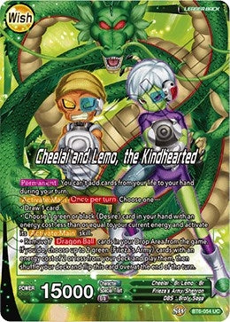 Image for Cheelai and Lemo // Cheelai and Lemo, the Kindhearted (Destroyer Kings) (BT6-054) - Dragon Ball Super: Masters