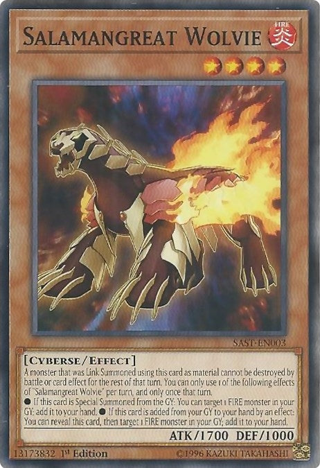 Image for Salamangreat Wolvie (Savage Strike) (SAST-EN003) - YuGiOh