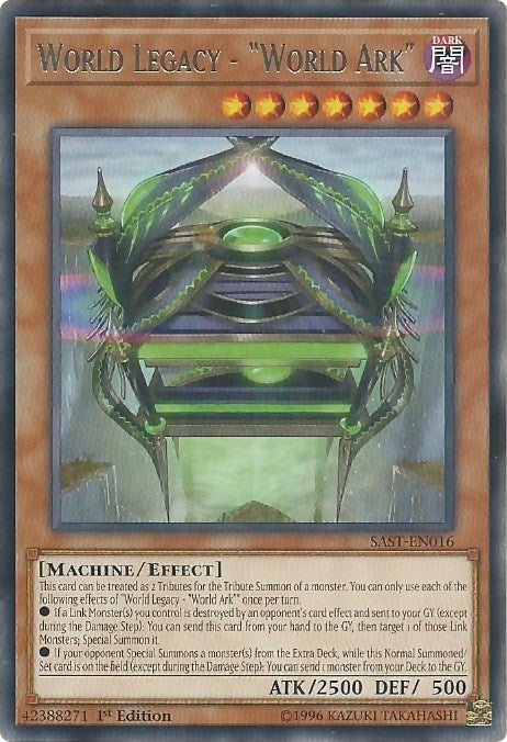 Image for World Legacy - "World Ark" (Savage Strike) (SAST-EN016) - YuGiOh