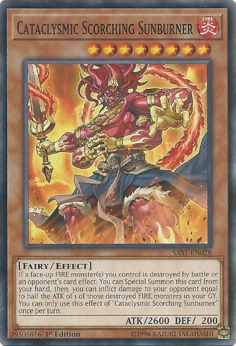 Image for Cataclysmic Scorching Sunburner (Savage Strike) (SAST-EN028) - YuGiOh