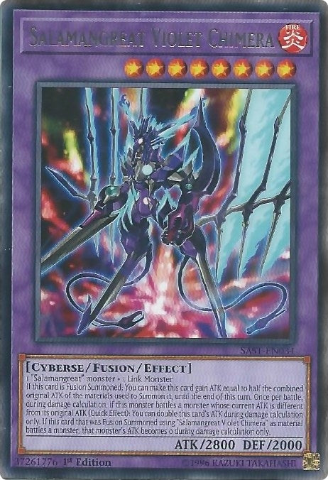 Image for Salamangreat Violet Chimera (Savage Strike) (SAST-EN034) - YuGiOh
