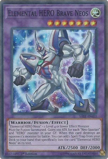 Image for Elemental HERO Brave Neos (Savage Strike) (SAST-EN035) - YuGiOh