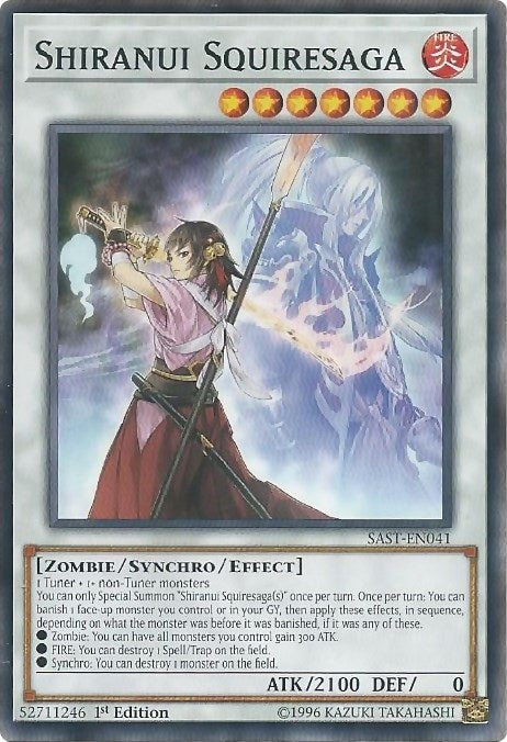 Image for Shiranui Squiresaga (Savage Strike) (SAST-EN041) - YuGiOh