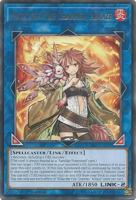 Image for Hiita the Fire Charmer, Ablaze (Savage Strike) (SAST-EN056) - YuGiOh