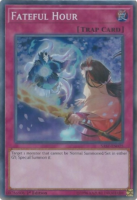 Image for Fateful Hour (Savage Strike) (SAST-EN075) - YuGiOh