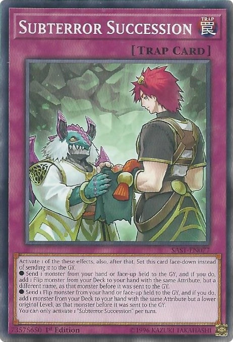 Image for Subterror Succession (Savage Strike) (SAST-EN077) - YuGiOh