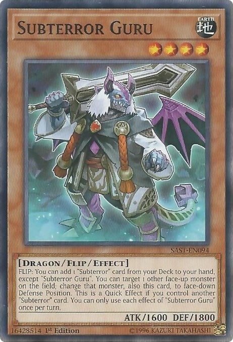 Image for Subterror Guru (Savage Strike) (SAST-EN094) - YuGiOh