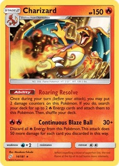 Image for Charizard - 14/181 (SM Team Up) (Deck Exclusives) (014/181) - Pokemon