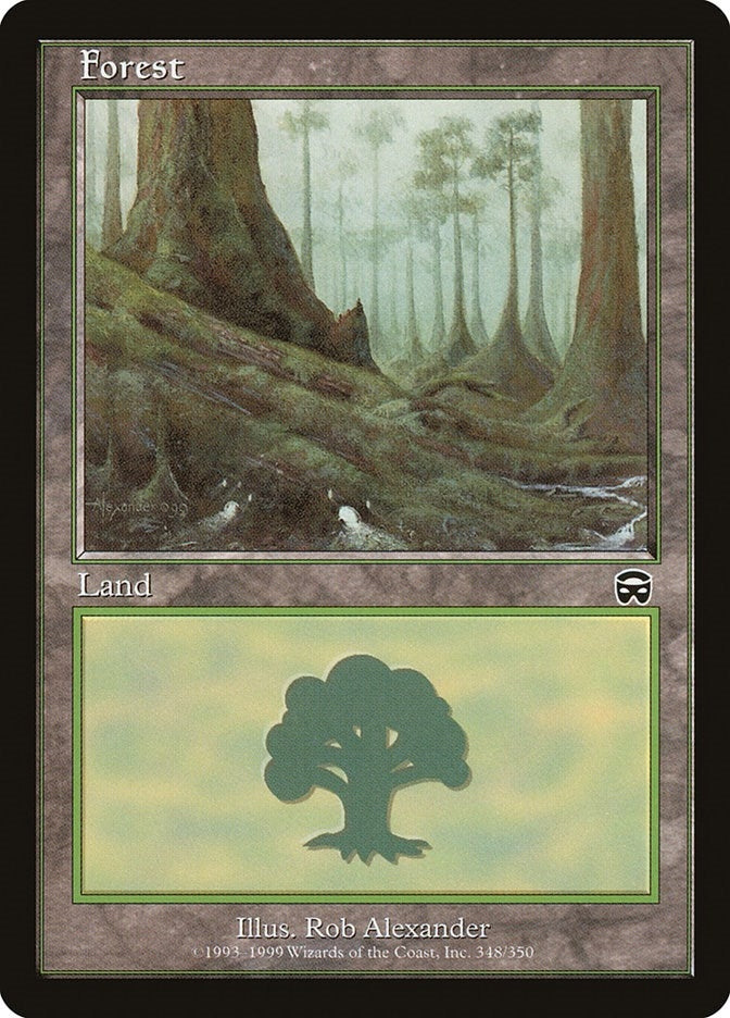 Image for Forest (348) (Mercadian Masques) (348) - Magic: The Gathering