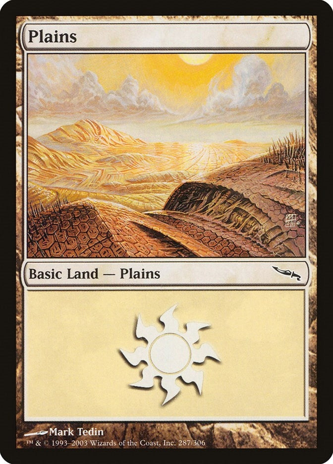 Image for Plains (287) (Mirrodin) (287) - Magic: The Gathering